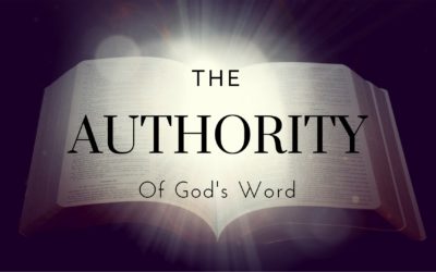 The Authority Of God's Word Part 4 – Pastor Anthony Cox
