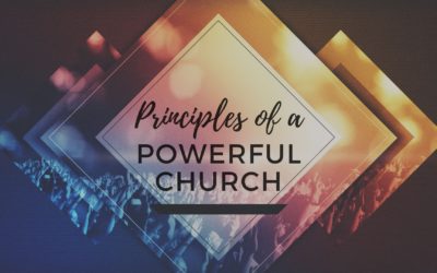 Sunday June 30, 2019 Principle Of A Powerful Church Part 1- Pastor Anthony Cox