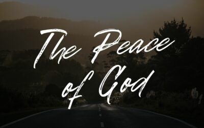 The Peace of God – Pastor Anthony Cox